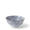 MIYA Company Aizome Mums 4.5" Rice Bowl