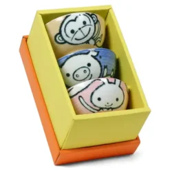 MIYA Company Animal 4.5" Rice Bowl Set Outlet