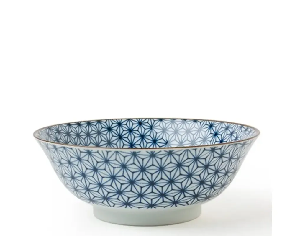 MIYA Company Asanoha Colors 7.25" Bowl - Blue New