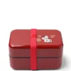 MIYA Company Bento Box Fortune Cat Red Hot