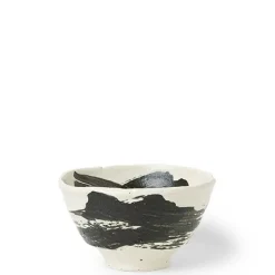 MIYA Company Black Brush Stroke 5.5" Bowl Discount