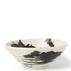 MIYA Company Black Brush Stroke 8" Bowl Best