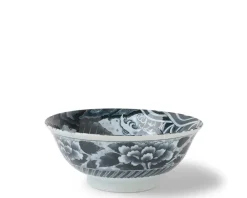 MIYA Company Black Ko-Imari Carp Bowl 8-1/4" New