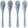 MIYA Company Blue & White Dessert Spoon Set Hot