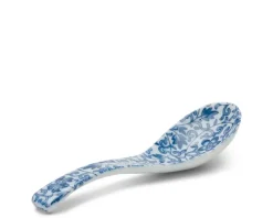MIYA Company Blue & White Soup Spoon Set Discount