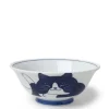 MIYA Company Blue Cats 7.5" Bowl Clearance