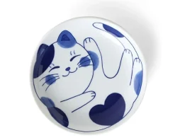 MIYA Company Blue Cats 7.75" Bowl Clearance