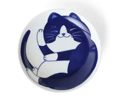 MIYA Company Blue Cats 7.75" Bowl Clearance