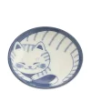 MIYA Company Blue Cats 3.75" Sauce Dish Best