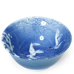 MIYA Company Blue Cranes 6" Bowl Online