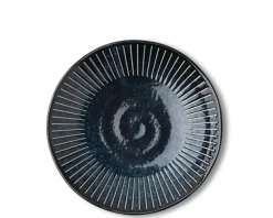 MIYA Company Blue Namako Tokusa 6.25" Plate Discount