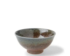 MIYA Company Blue Sand Crackle Bowl 6-1/4" Discount