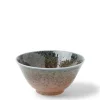 MIYA Company Blue Sand Crackle Bowl 5-1/4" Best