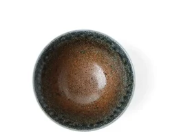 MIYA Company Blue Sand Crackle Bowl 5-1/4