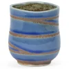 MIYA Company Blue Swirl 10 Oz. Teacup Outlet
