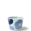 MIYA Company Blue Textile Petals Soba Cup Clearance
