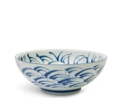 MIYA Company Blue Wave 8.25" Bowl Sale