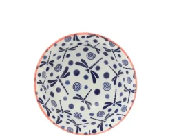 MIYA Company Bowl Blue Dragonfly 6
