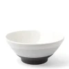 MIYA Company Bowl Gradient Black & White 7-1/2" New