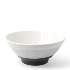 MIYA Company Bowl Gradient Black & White 7-1/2" New