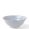 MIYA Company Bowl Indigo Tortoise Shell Ramen Clearance