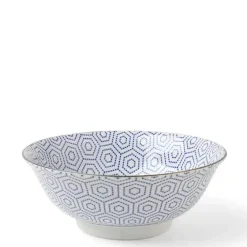 MIYA Company Bowl Indigo Tortoise Shell Ramen Clearance