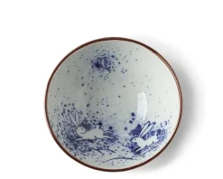 MIYA Company Bowl Rabbit & Moon 5-1/4
