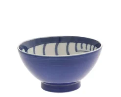 MIYA Company Bowl Rice Cat Blue Tabby 4-5/8