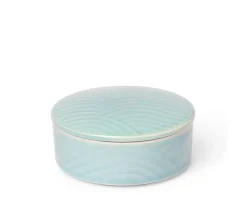 MIYA Company Bowl With Cover Himari Lt Blue Hot