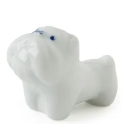 MIYA Company Bulldog Chopstick Rest - White Clearance