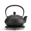 MIYA Company Cast Iron Black Wave Tea Set Sale