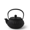 MIYA Company Cast Iron Teapot Black Wave 0.65L Clearance