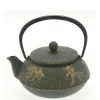 MIYA Company Cast Iron Teapot Bronze Goldfish
