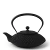 MIYA Company Cast Iron Teapot Flat Hailstone 1.08L New