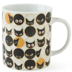 MIYA Company Cat Eyes 8 Oz. Mug - White Best
