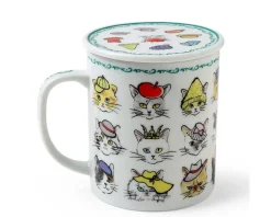 MIYA Company Cats In Hats Mug With Lid