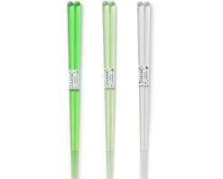 MIYA Company Chopsticks Acrylic Green Set/3 New