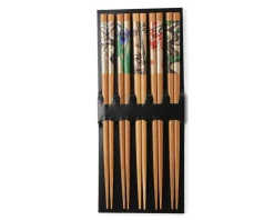 MIYA Company Chopsticks Set Antique Byobu Natural Discount