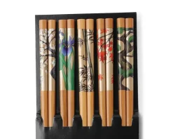 MIYA Company Chopsticks Set Antique Byobu Natural Discount