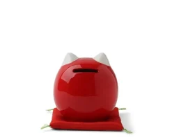 MIYA Company Daruma Fortune Cat Bank 3.75