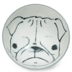 MIYA Company Dog Days 4.5" Rice Bowl - Pug Sale