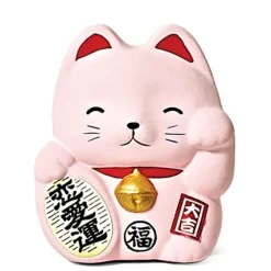 MIYA Company Feng Shui Fortune Cat Bank - Pink Clearance