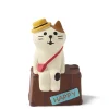 MIYA Company Figurine Traveling Cat Outlet