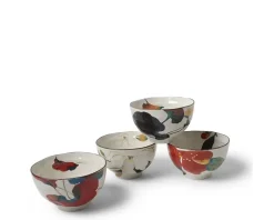 MIYA Company Floral Fall Rice Bowl Set Hot