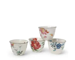 MIYA Company Floral Summer 7 Oz. Teacup Set New