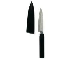 MIYA Company Fruit Knife Black With Sheath Clearance