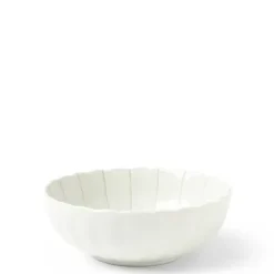 MIYA Company Kasa Lines White 5.5" Bowl Best