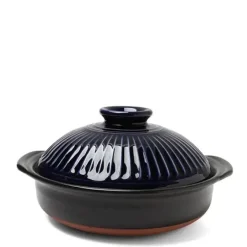 MIYA Company Kikka Blue Donabe Casserole 10" Outlet