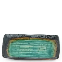 MIYA Company Kosui Green 5.75" X 4.25" Plate Outlet