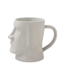 MIYA Company Moai Gray 12 Oz. Mug Best
